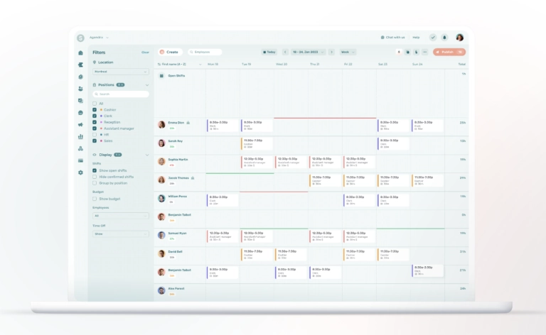 Agendrix Scheduling